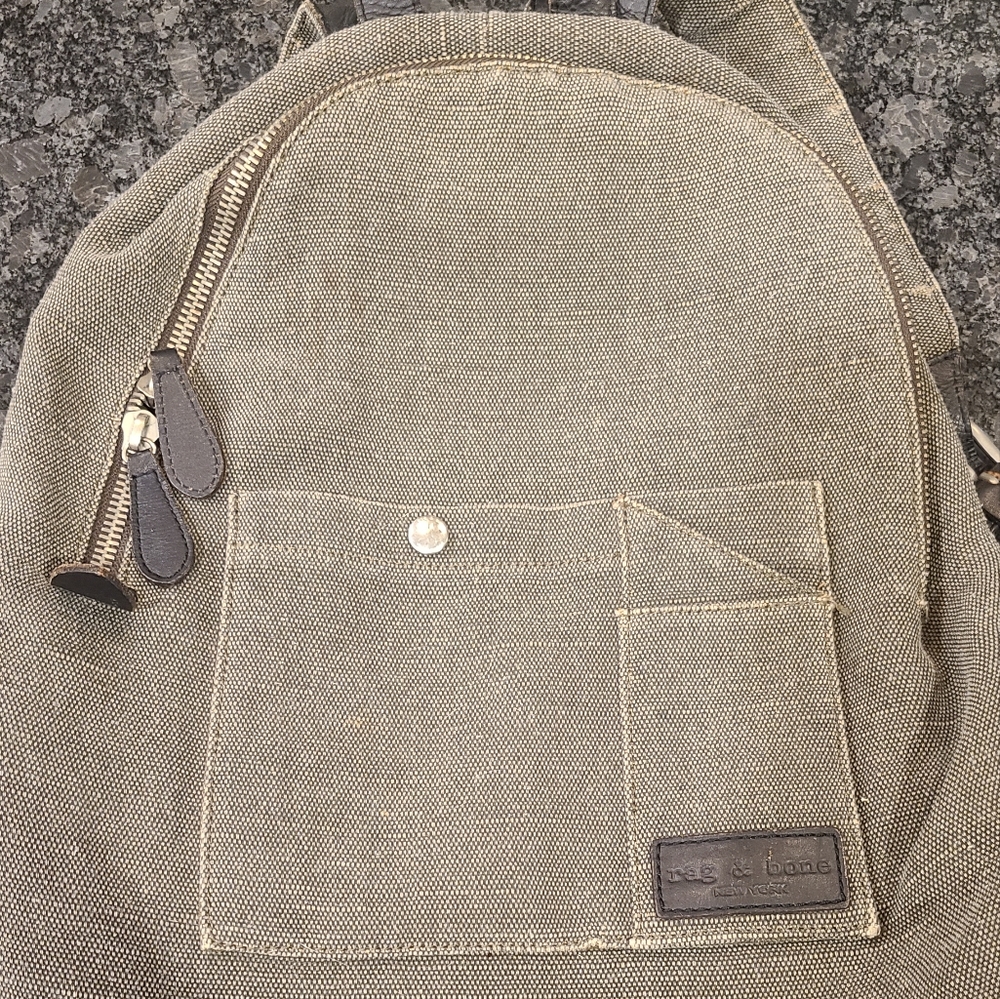Vintage Rag and Bone Canvas Back Pack